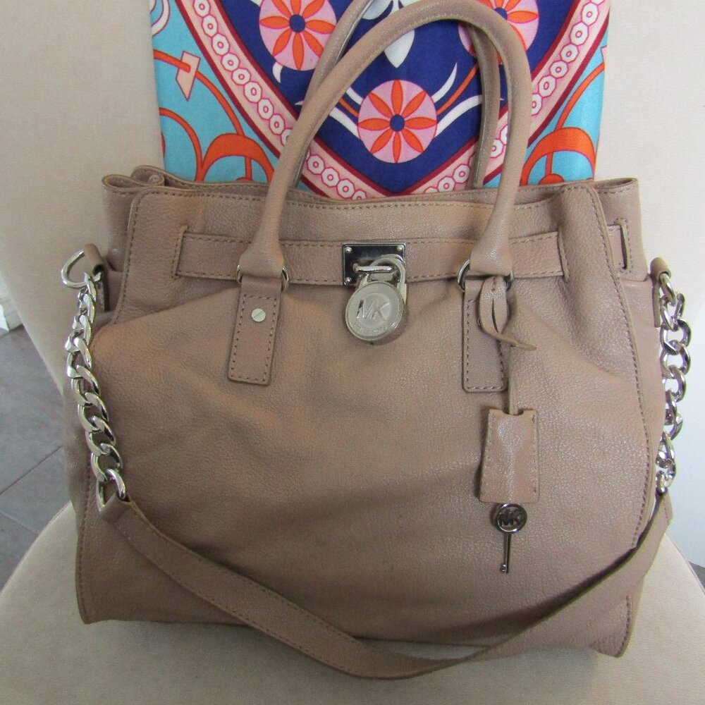 Michael Kors Leather Hamilton Bag